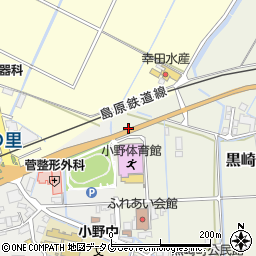 長崎県諫早市黒崎町170周辺の地図