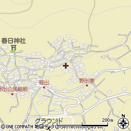 熊本県熊本市西区河内町野出943周辺の地図