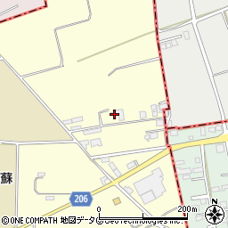 熊本県上益城郡益城町杉堂901-58周辺の地図