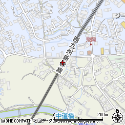 長崎県諫早市平山町92周辺の地図