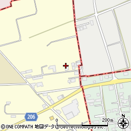 熊本県上益城郡益城町杉堂901-39周辺の地図