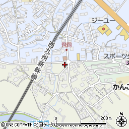 長崎県諫早市平山町110周辺の地図