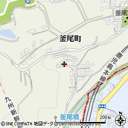 熊本県熊本市北区釜尾町925周辺の地図