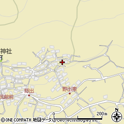 熊本県熊本市西区河内町野出922周辺の地図