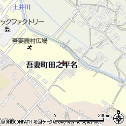 長崎県雲仙市吾妻町田之平名249周辺の地図