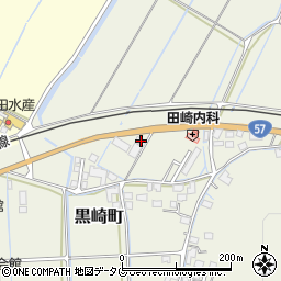 長崎県諫早市黒崎町117周辺の地図