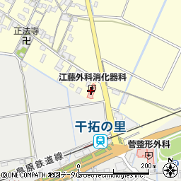 江藤外科消化器科医院周辺の地図