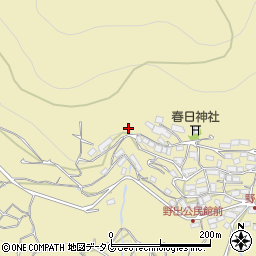 熊本県熊本市西区河内町野出481周辺の地図