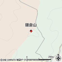 鎌倉山周辺の地図