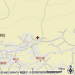 熊本県熊本市西区河内町野出904周辺の地図