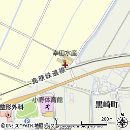 長崎県諫早市小野島町96周辺の地図