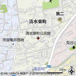 清水東町公民館周辺の地図