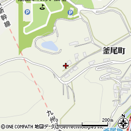 熊本県熊本市北区釜尾町903周辺の地図