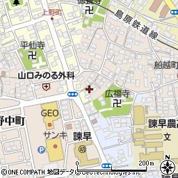 長崎県諫早市船越町1042周辺の地図