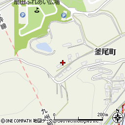 熊本県熊本市北区釜尾町904周辺の地図