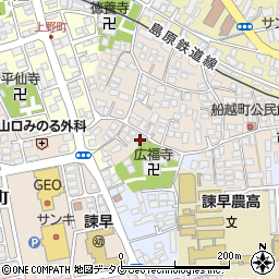 長崎県諫早市船越町1046周辺の地図