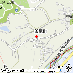 熊本県熊本市北区釜尾町638周辺の地図