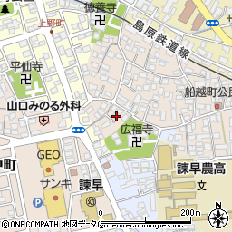 長崎県諫早市船越町1043周辺の地図
