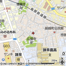 長崎県諫早市船越町1081周辺の地図