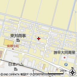 株式会社サニクリーン九州　ユニフォームレンタルサービス諫早営業所周辺の地図
