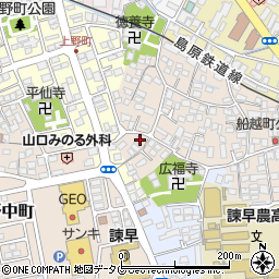 長崎県諫早市船越町1143周辺の地図