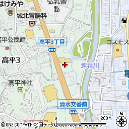 エスケー化研熊本営業所周辺の地図