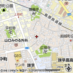 長崎県諫早市船越町1142周辺の地図
