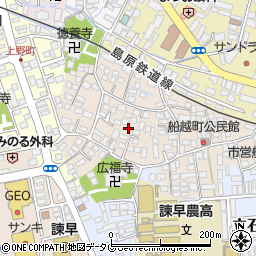 長崎県諫早市船越町1080周辺の地図