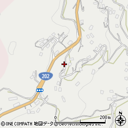 長崎県長崎市下黒崎町2600周辺の地図