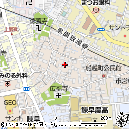 長崎県諫早市船越町1087周辺の地図