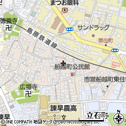 長崎県諫早市船越町536周辺の地図