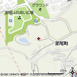 熊本県熊本市北区釜尾町778周辺の地図