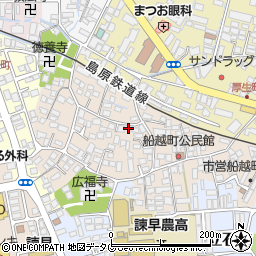 長崎県諫早市船越町1073周辺の地図