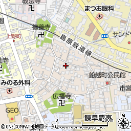 長崎県諫早市船越町1088周辺の地図