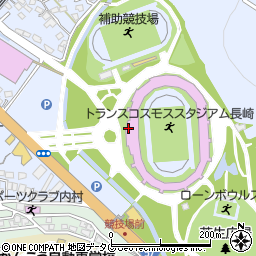 長崎県立総合運動公園　管理事務所周辺の地図