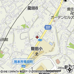 ＪＡ熊本市竜田周辺の地図