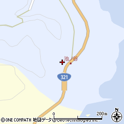 高知県土佐清水市久百々324周辺の地図