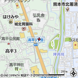 レッツ（Ｌｅｔ’ｓ）レンタ・熊本北周辺の地図