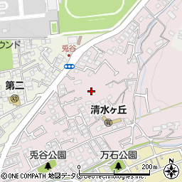 熊本県熊本市北区兎谷1丁目3周辺の地図