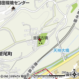 熊本県熊本市北区釜尾町534周辺の地図