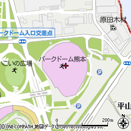 パークドーム熊本周辺の地図
