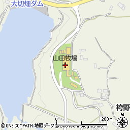 山田牧場周辺の地図