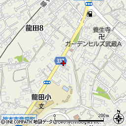 竜田郵便局 ＡＴＭ周辺の地図