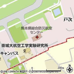 熊本県警察航空隊周辺の地図