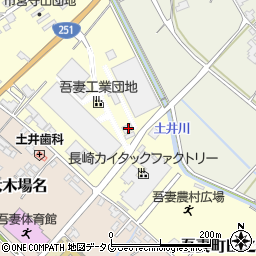 長崎県雲仙市吾妻町田之平名136周辺の地図