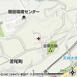 熊本県熊本市北区釜尾町505周辺の地図