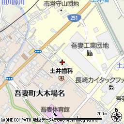 長崎県雲仙市吾妻町田之平名133周辺の地図