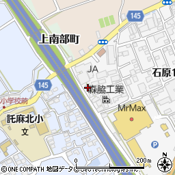 熊本県塗装業協同組合周辺の地図