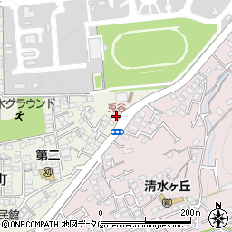 兎谷周辺の地図