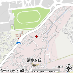 熊本県熊本市北区兎谷1丁目4周辺の地図